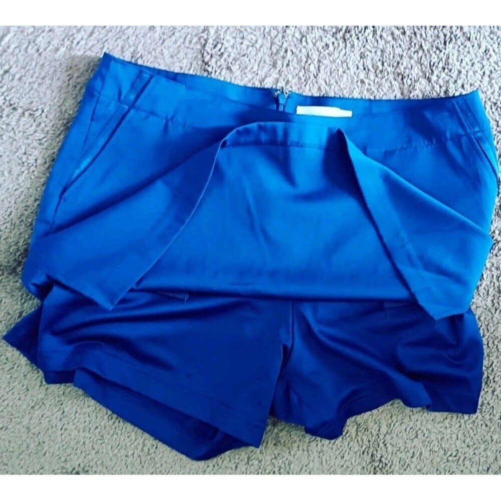 Lady Hagen Pickleball Tennis Golf Skirt Skort Size 12 Navy Blue Zipper Sporty - Picture 3 of 7